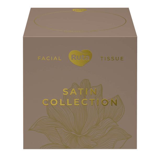 Kosmetinės servetėlės Rūta Satin Collection, 2 sl., 80 vnt.