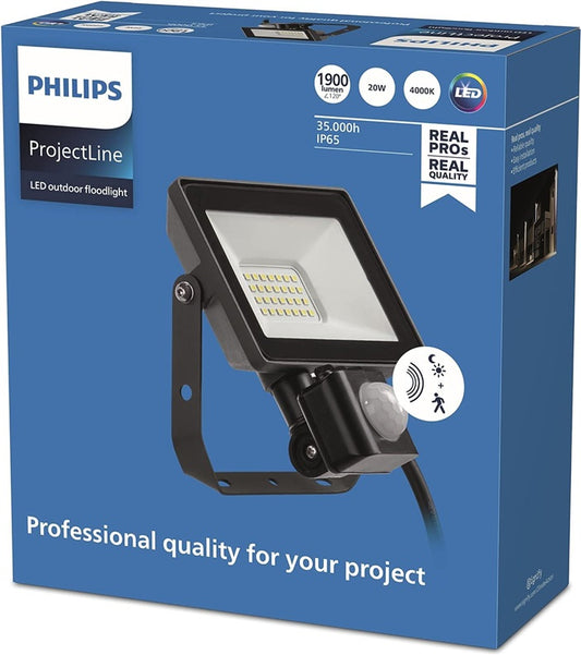 NAŚWIETLACZ LED Z CZUJNIKIEM RUCHU 20W 4000K 1900LM IP65