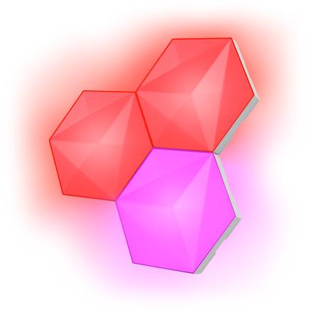 SIST OŚW VYBZ RGB HEXAGON PANELS 3 SZT.