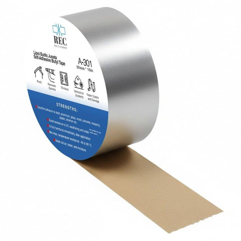 TAŚMA USZCZELNIAJĄCA BUTYL. 10MX50MM A-301-50
