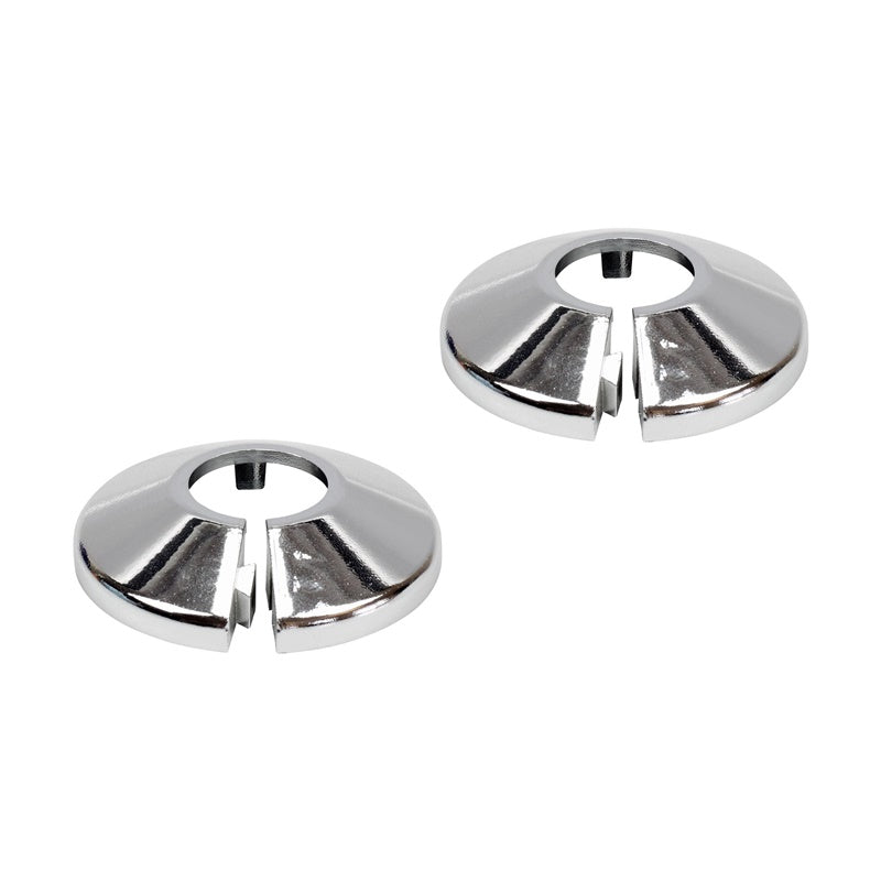 Žiedas vamzdžiams PE, PEX, 16 mm, 2 vnt, chromuota