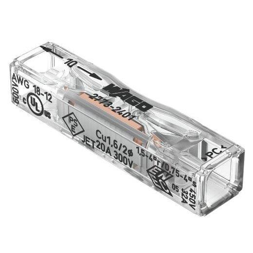 Laidų jungė Wago 2773-2401/20 2 x 0.75-4mm², 450 V, 20 vnt.