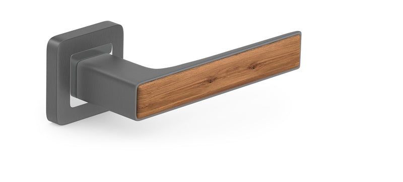 Durų rankena, vidaus Metal-Bud Graphite DECO, pilka
