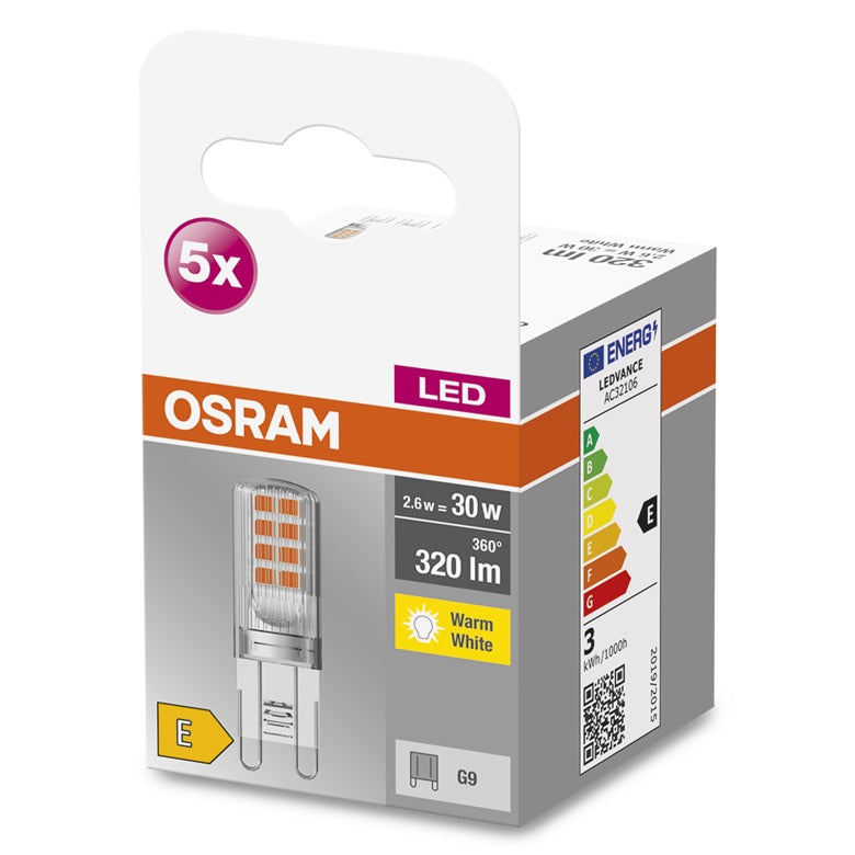 ŻARÓWKA LED G9 2,9W 870 320LM