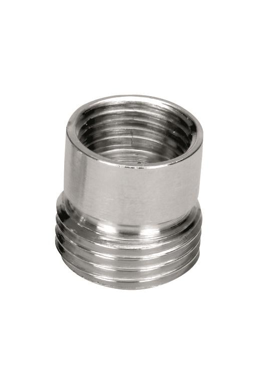 Žalvarinis chromuotas perėjimas 3/8"X3/4", vidinis/išorinis