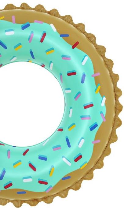 Dmuchane koło Bestway Donut 36300, brązowo-zielone, 910 mm