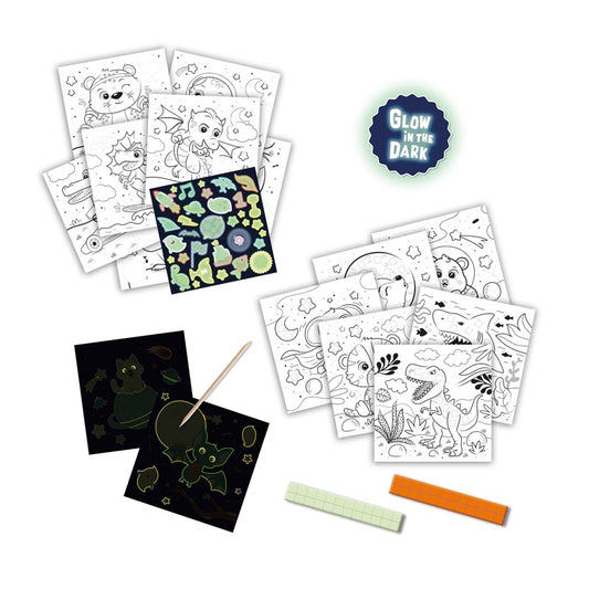 Kūrybos rinkinys SES Creative Glow In The Dark 00118