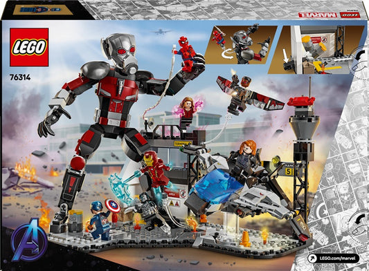 Z LEGO KAPITAN AMERYKA WOJNA BOHATERÓW 76314