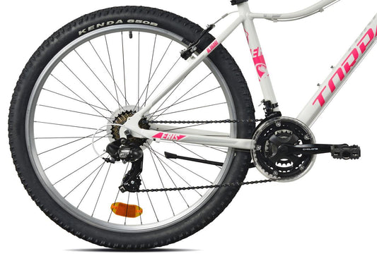 Dviratis kalnų Torpado, 27.5 ", baltas/rožinis