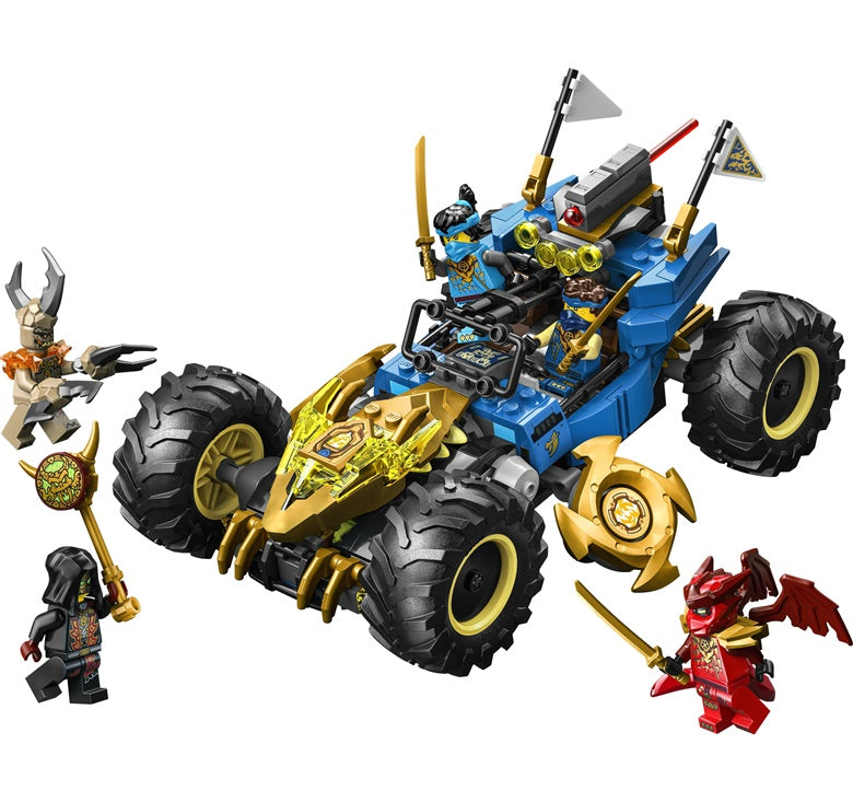 Konstruktor LEGO® Ninjago Jay samochód 71856, 387 elementów.