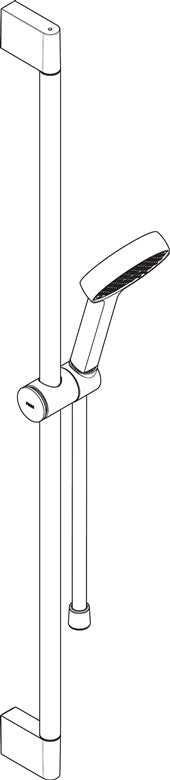 ZESTAW PRYSZNICOWY ACTIVERA SELECT S Z HG 2-FUNKCYJNY CZARNY