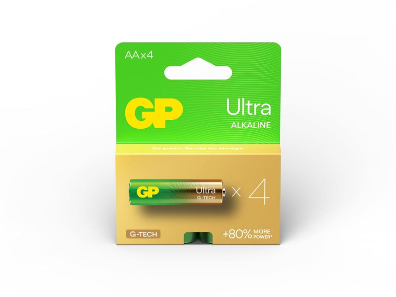 Baterie GP ULTRA ALKALINE AA/LR06, 1,5V, 4 szt.
