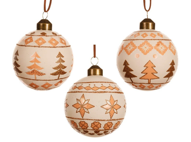 Bombka szklana, 8 cm