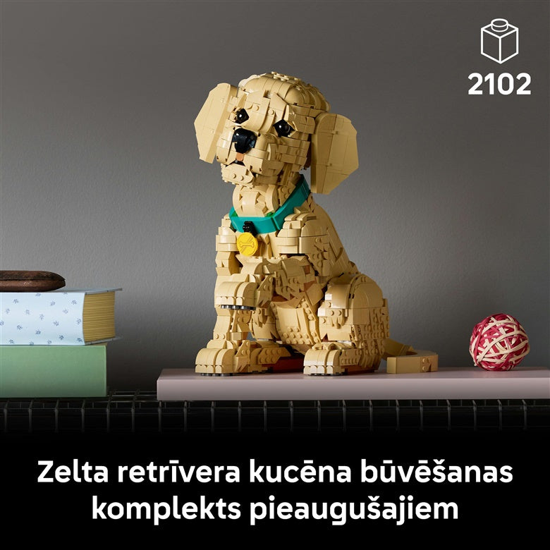Konstruktorius LEGO® Icons Auksaspalvių šun 11384, 2102 vnt.