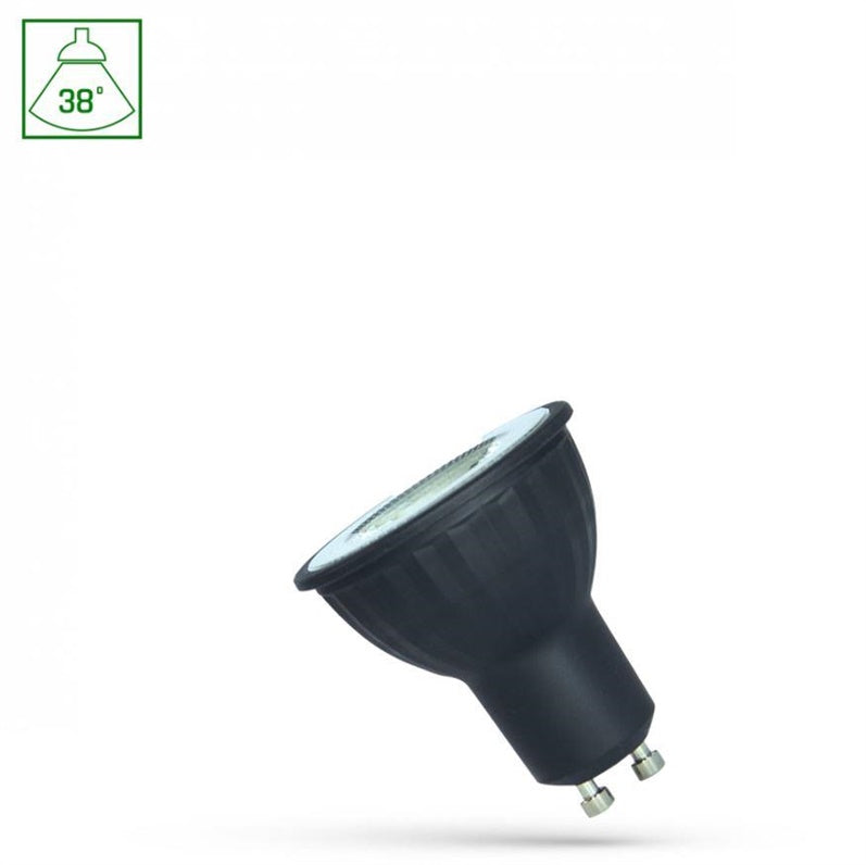 ŻARÓWKA LED GU10 6W 450LM 3000K 38 CZARNA