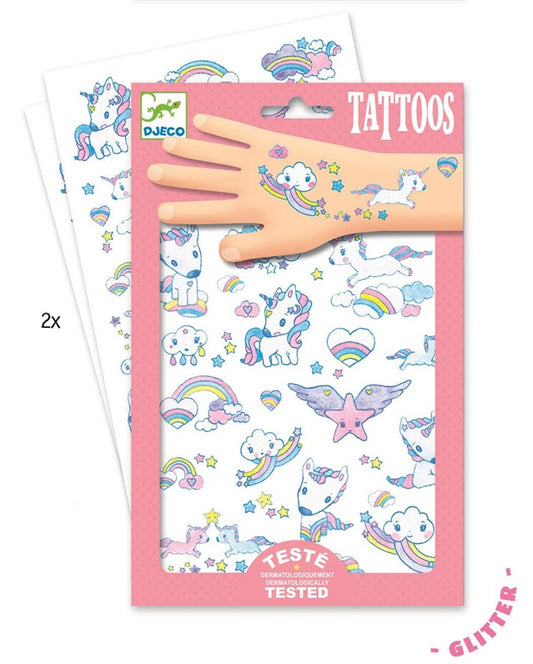 Zestaw tatuaży Djeco Unicorns DJ09575