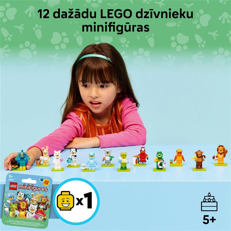 Konstruktorius LEGO® Minifigures Animal Series 71051 7 vnt.