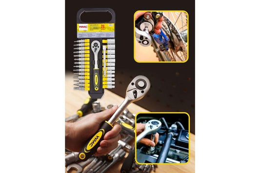 Zestaw nasadek i bitów WMC TOOLS 28 szt.