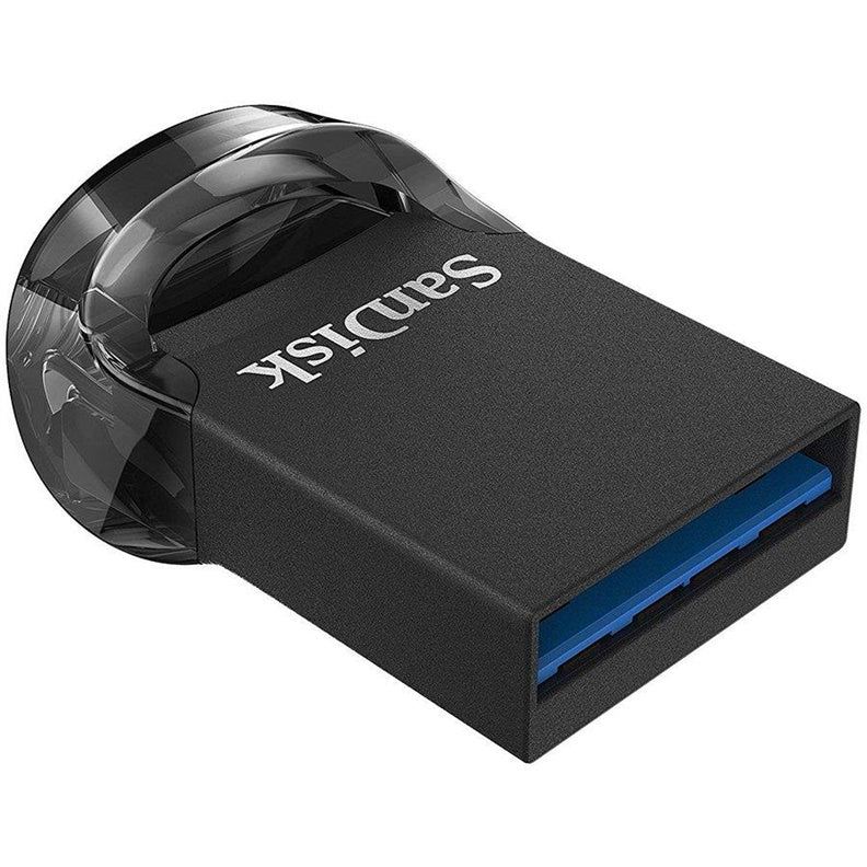 USB atmintinė SanDisk Ultra Fit USB 3.1, juoda sp., 64 GB