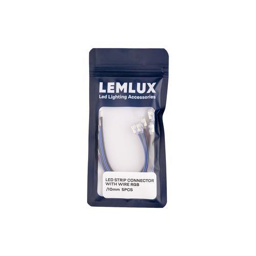 JUNGTIS LEMLUX LED JUOSTOS RGB 15CM LAIDU 5VNT