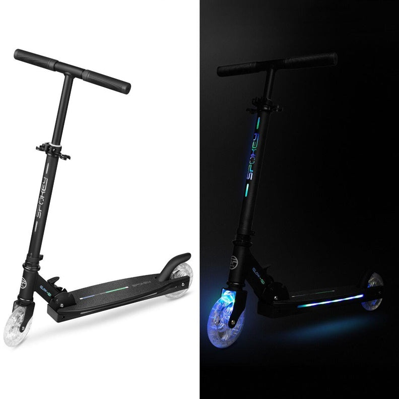 Paspirtukas Spokey Glow-Go, juoda