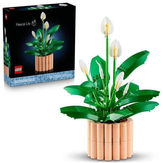 Konstruktor LEGO® Botaniczna Roślina Spathiphyllum 11504, 474 elementy.