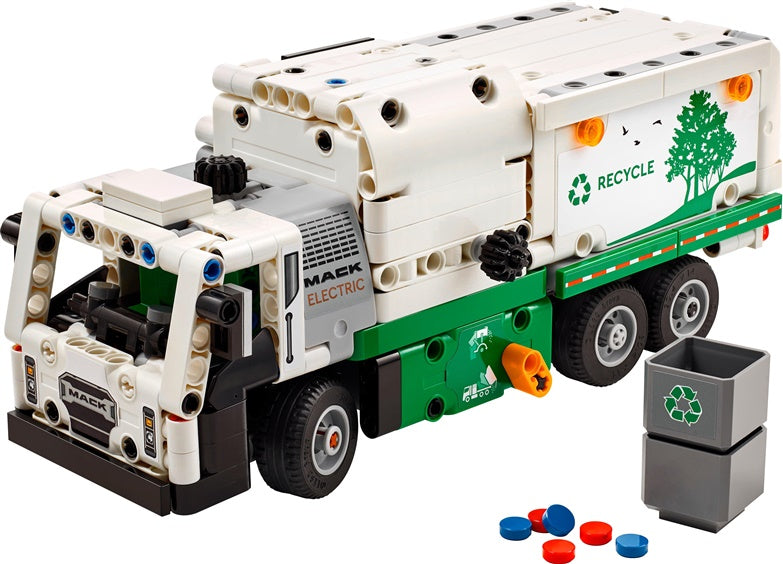 Konstruktorius LEGO Technic Šiukšliavežė „Mack LR Electric“