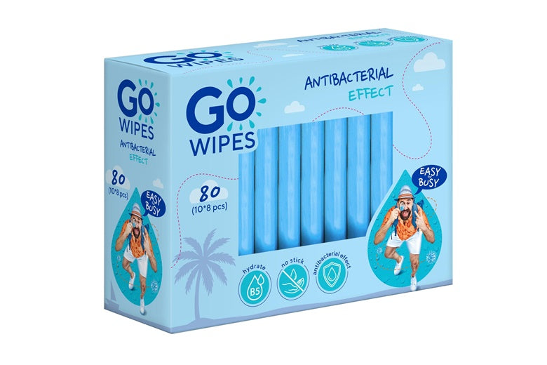 SERVET DRĖGN GOWIPES ANTIB SU D 8X10VNT