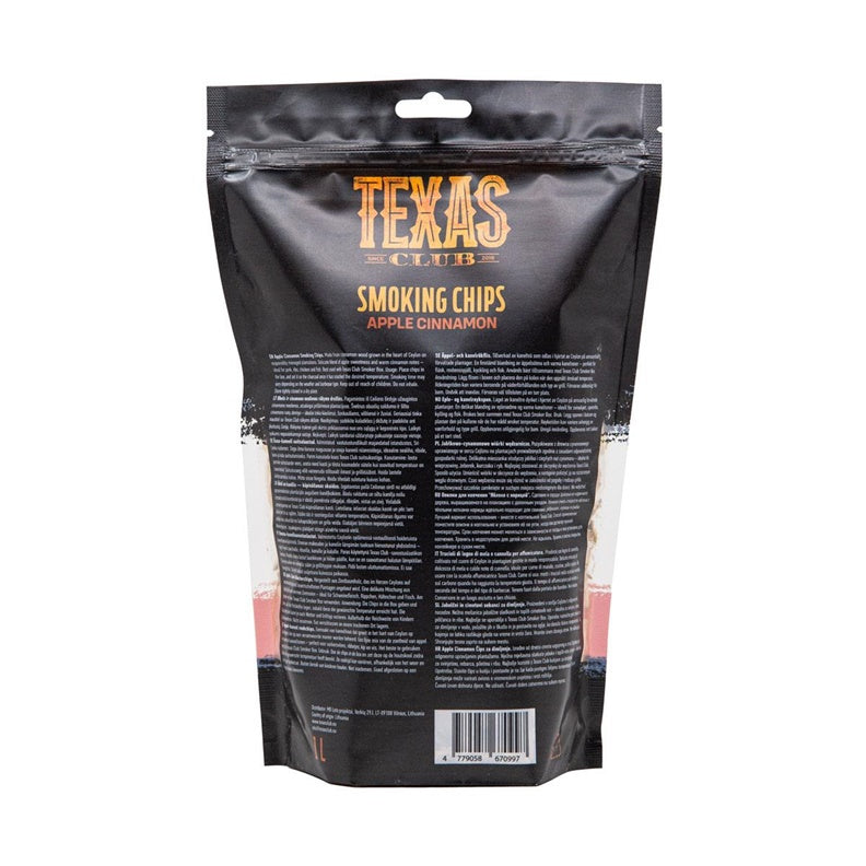 Zrębki do wędzenia Texas Club, cynamonowiec, 1 l