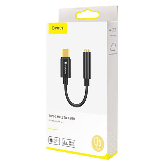Adapter Baseus USB-C na 3.5mm USB C, 3.5mm 0.05 m, czarny