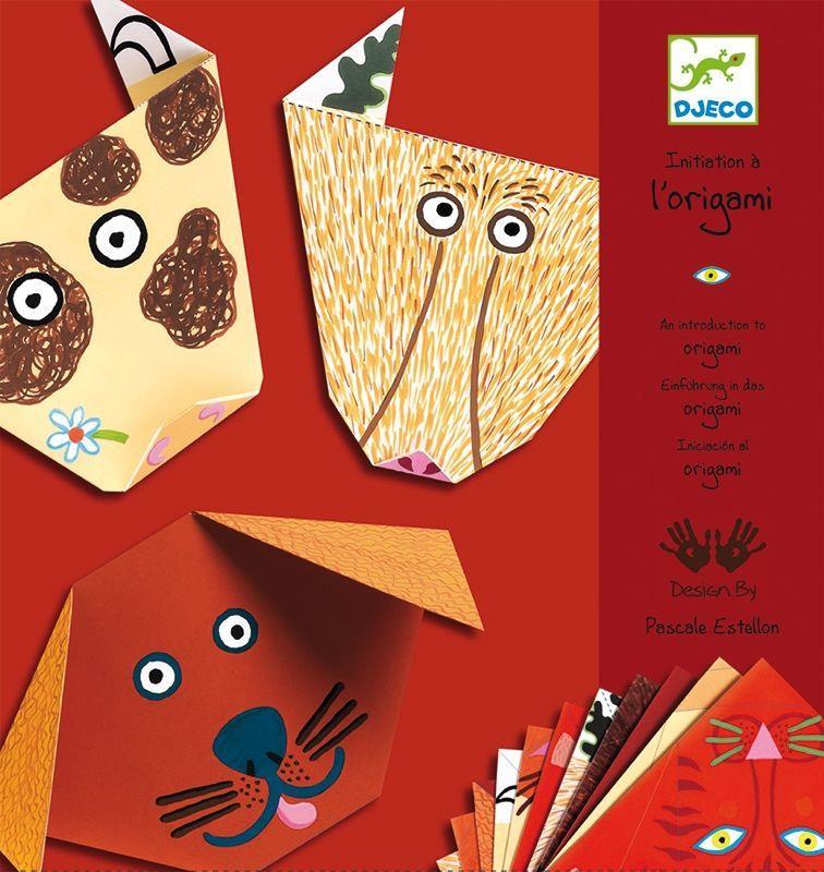 Popierinių figūrų gaminimo rinkinys Djeco origami animals