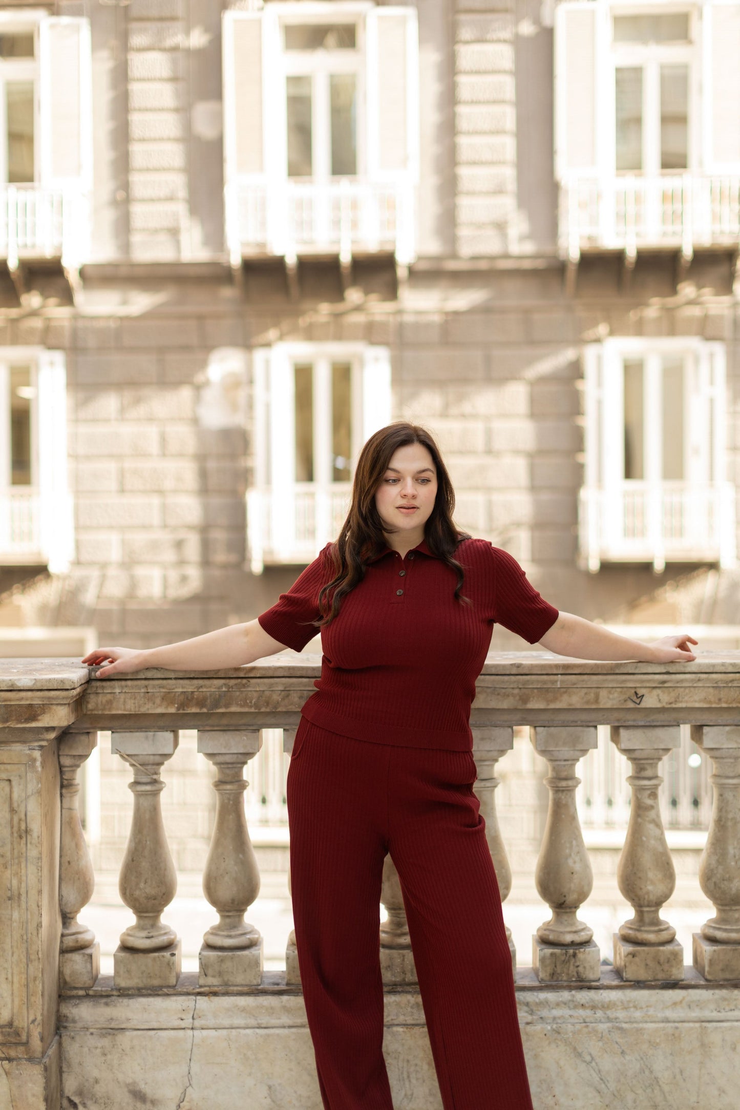 Madonna Poloshirt Burgund