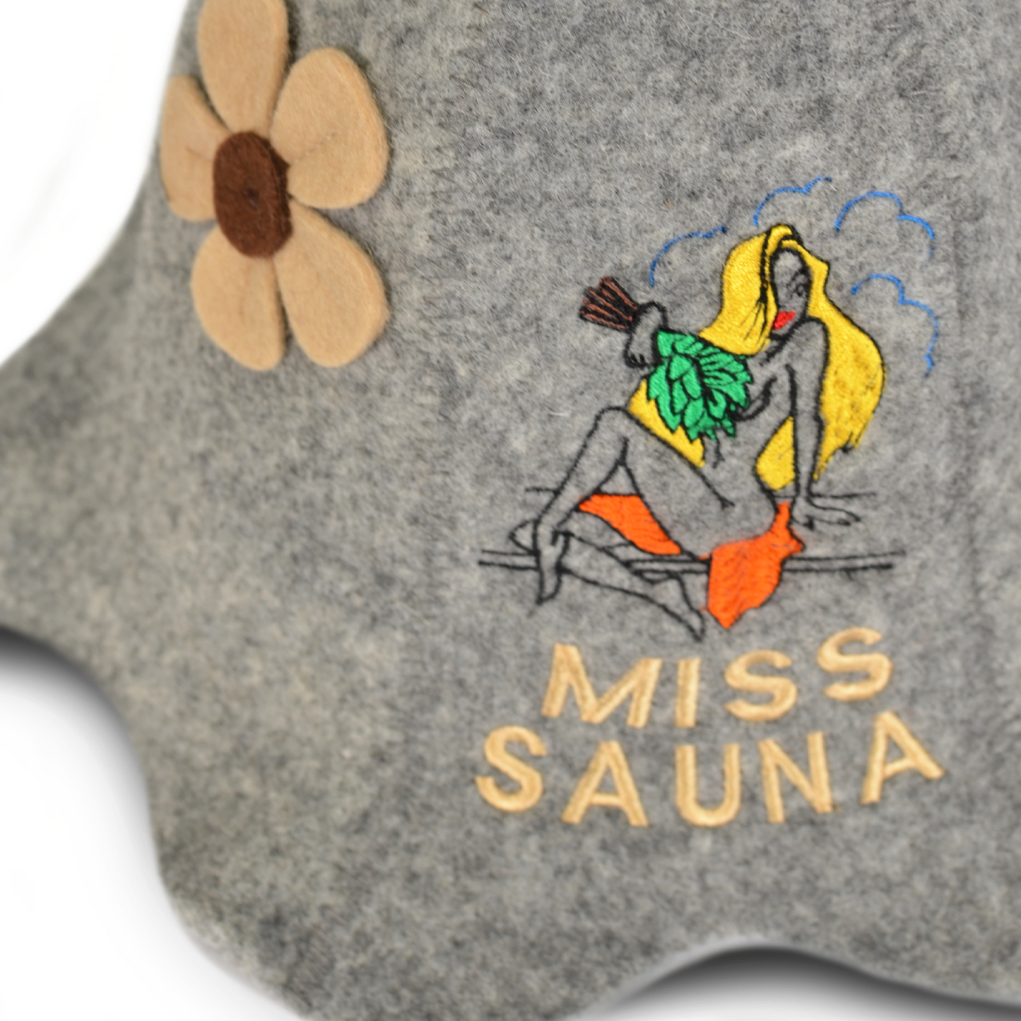 Sauna Hat ‘Miss Sauna’ 100% Wool