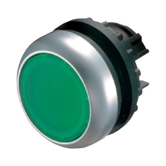 216596 M22-DG Pushbutton head Ø22,5mm, momentary, green