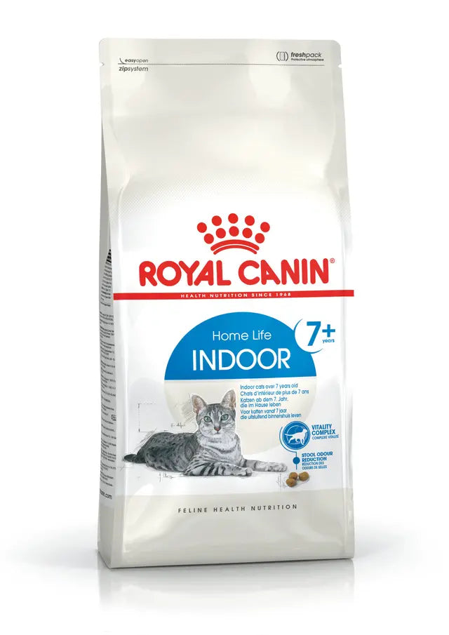 Royal Canin Feline Health Nutrition Indoor 7+ 0,4kg - Sausas maistas vyresnėms viduje gyvenančioms katėms