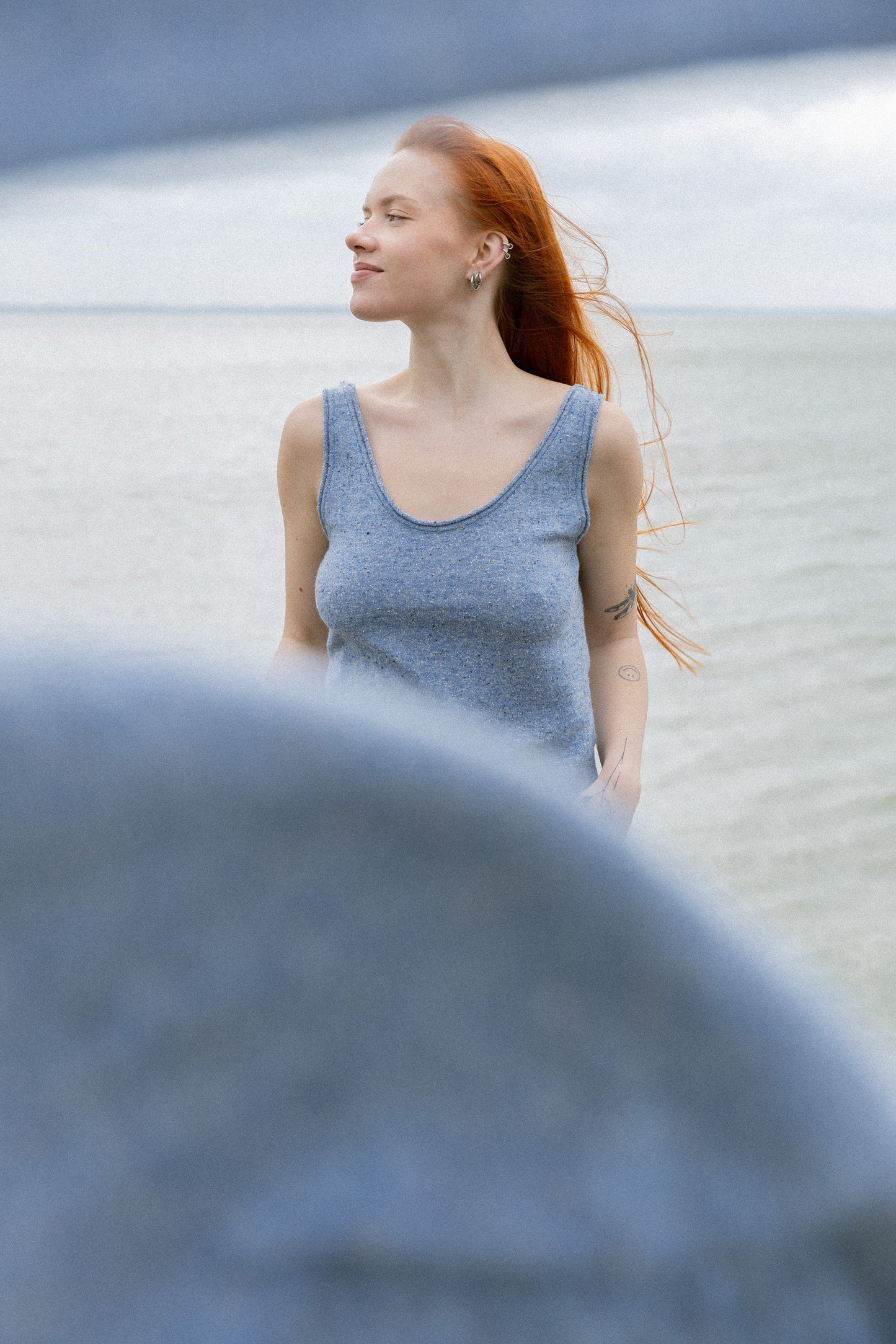 Set aus Tanktop und Shorts Sabbia Hellblau