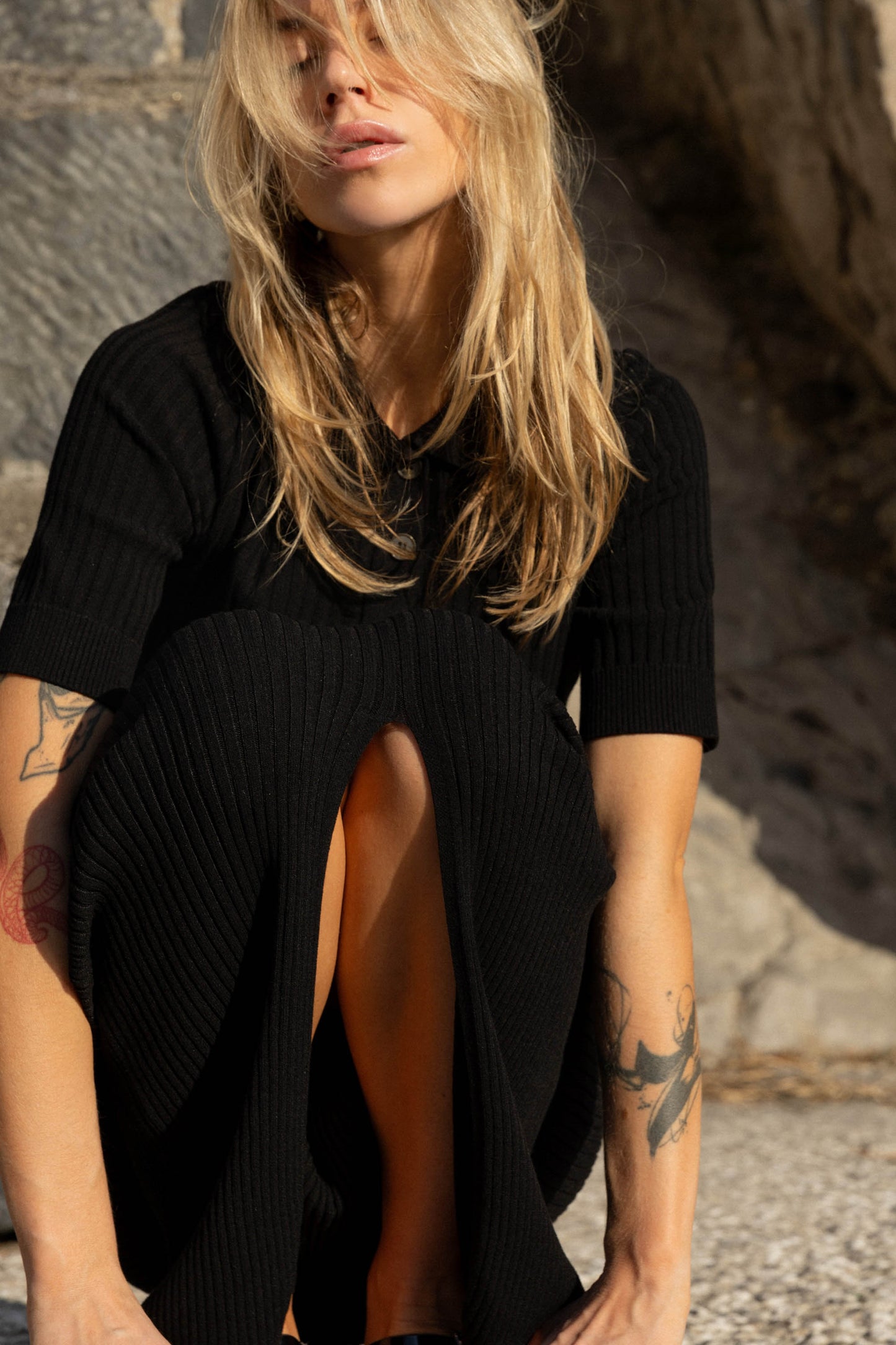 Madonna Co-ord Schwarz