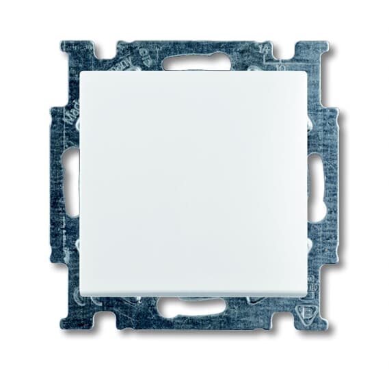 ABB 2CKA001012A2142 Basic55 1-Pole Two-Way Switch Cover Alpine White