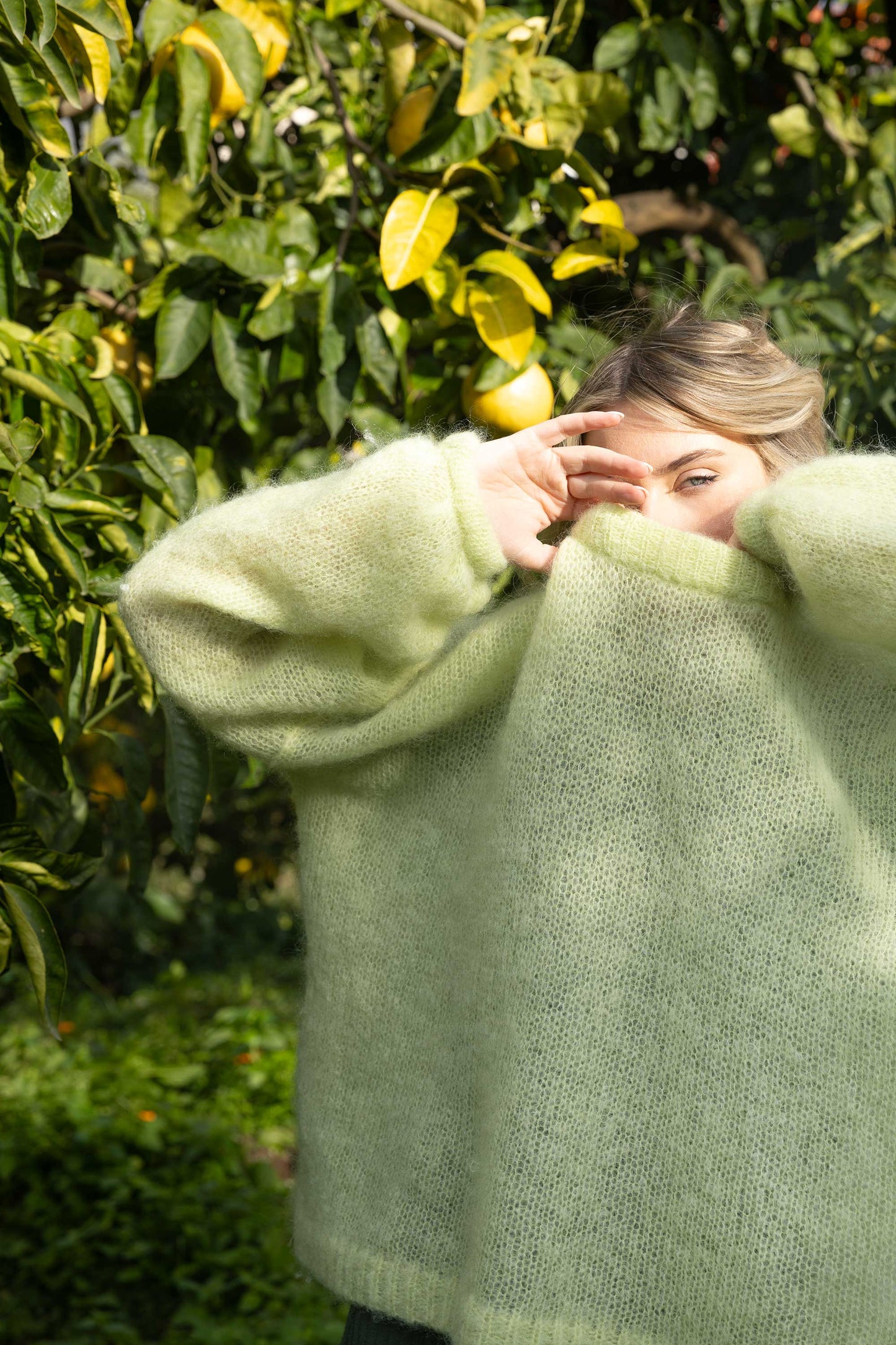 Melody Mohair Pullover Zitrone