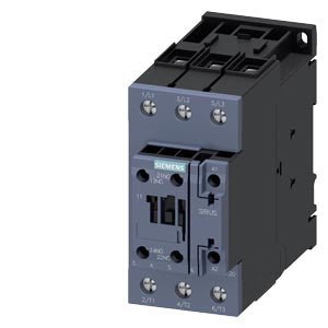 3RT2036-1KB40 Siemens 3RT Contactor 3P 50A 22kW 24VDC 1NO+1NO S2