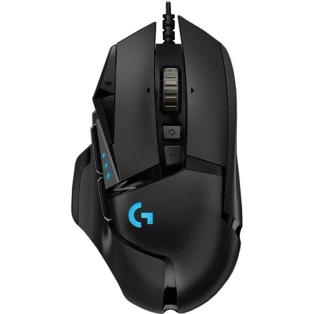 Laidinė žaidimų pelė Logitech G502 Hero, juoda