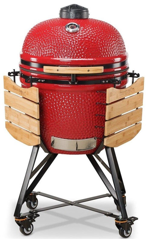 Grill KAMADO BONO MEDIA, 52 cm, czerwony