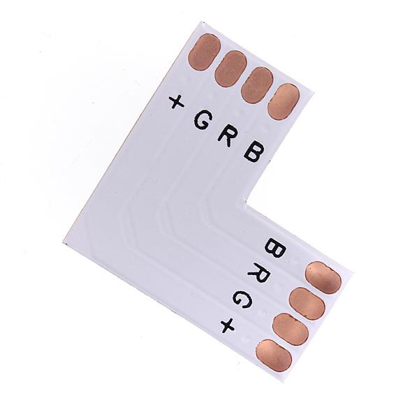 Złączka RGB do taśmy LED LED-SOLD-L-RGB, kątowa L 10mm