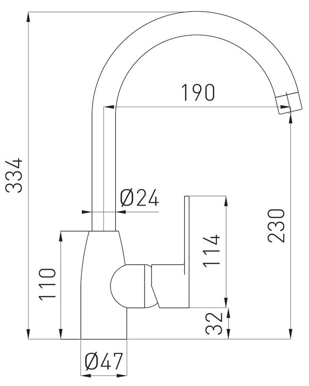 Virtuvinis maišytuvas Cordoba BCD4