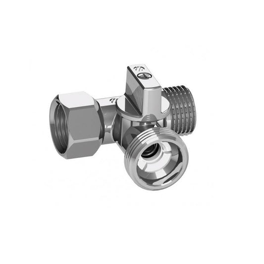 Zawór 0233510 trójdrożny, 1/2"x3/4"x1/2", gwint wew./zew.