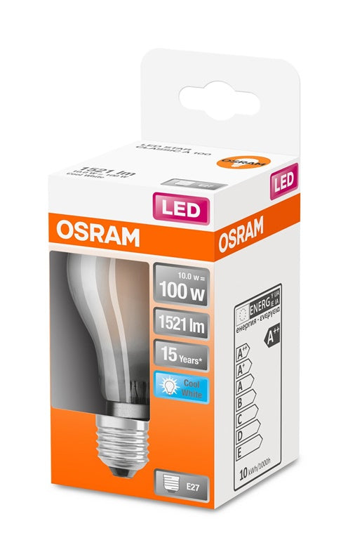 Lemputė Osram LED, A60, E27, 10 W, 1521 lm, 4000 K