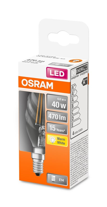 LED lemputė OSRAM, BW35, E14, 4 W, 470 lm, 2700 K