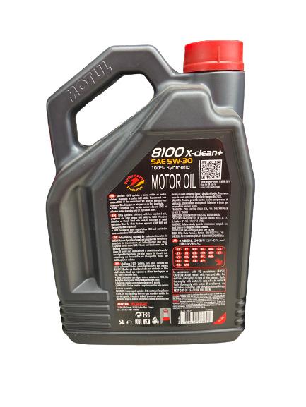 Automobilio variklio tepalas Motul 8100 X-Clean, 5W-30, 5 l
