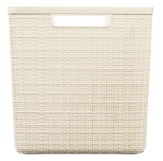 Pojemnik CURVER JUTE, 17 l, kremowy, 28×28×27 cm