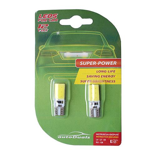Automobilio lemputė AutoDuals CB70891, LED, balta, 12 V